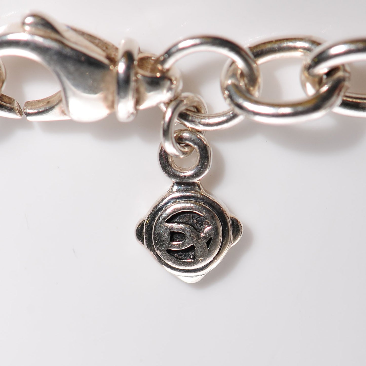 Sterling Silver Pearl Figaro Chain Necklace
