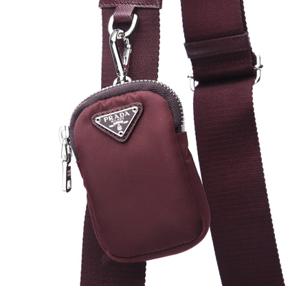 Prada Tessuto Nylon Re-Edition 2005 Shoulder Bag Granato 9 of 11