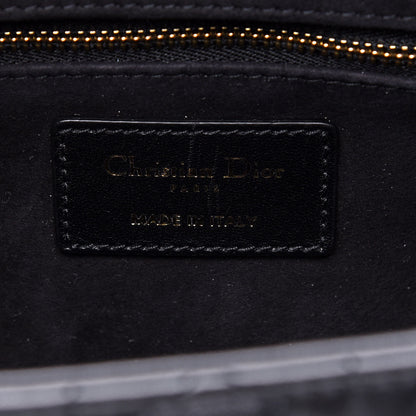 Christian Dior Lambskin Cannage Medium Lady Dior Black 6 of 13