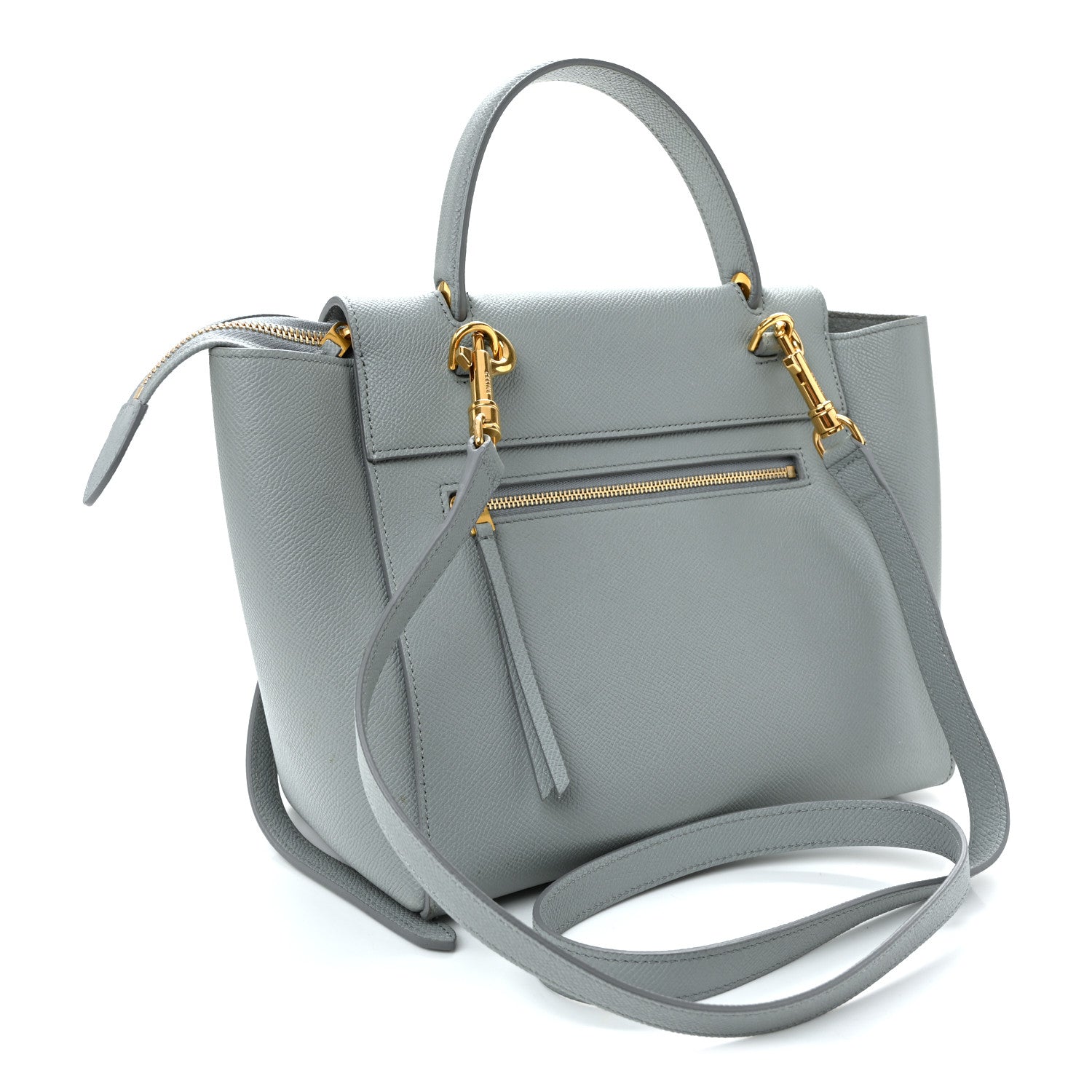 Celine Grained Calfskin Micro Belt Bag Cloud 3 of 11