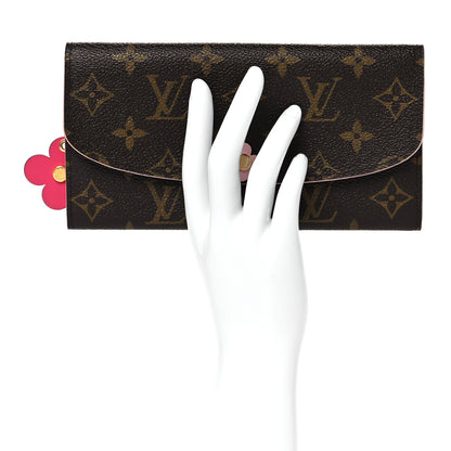 Louis Vuitton Monogram Bloom Flower Emilie Wallet 2 of 9