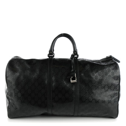 Gucci Imprime Monogram Large Carry On Duffle Black 1 of 7
