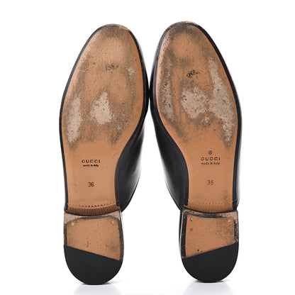 Gucci Calfskin Womens Princetown Slippers 36 Black 5 of 16