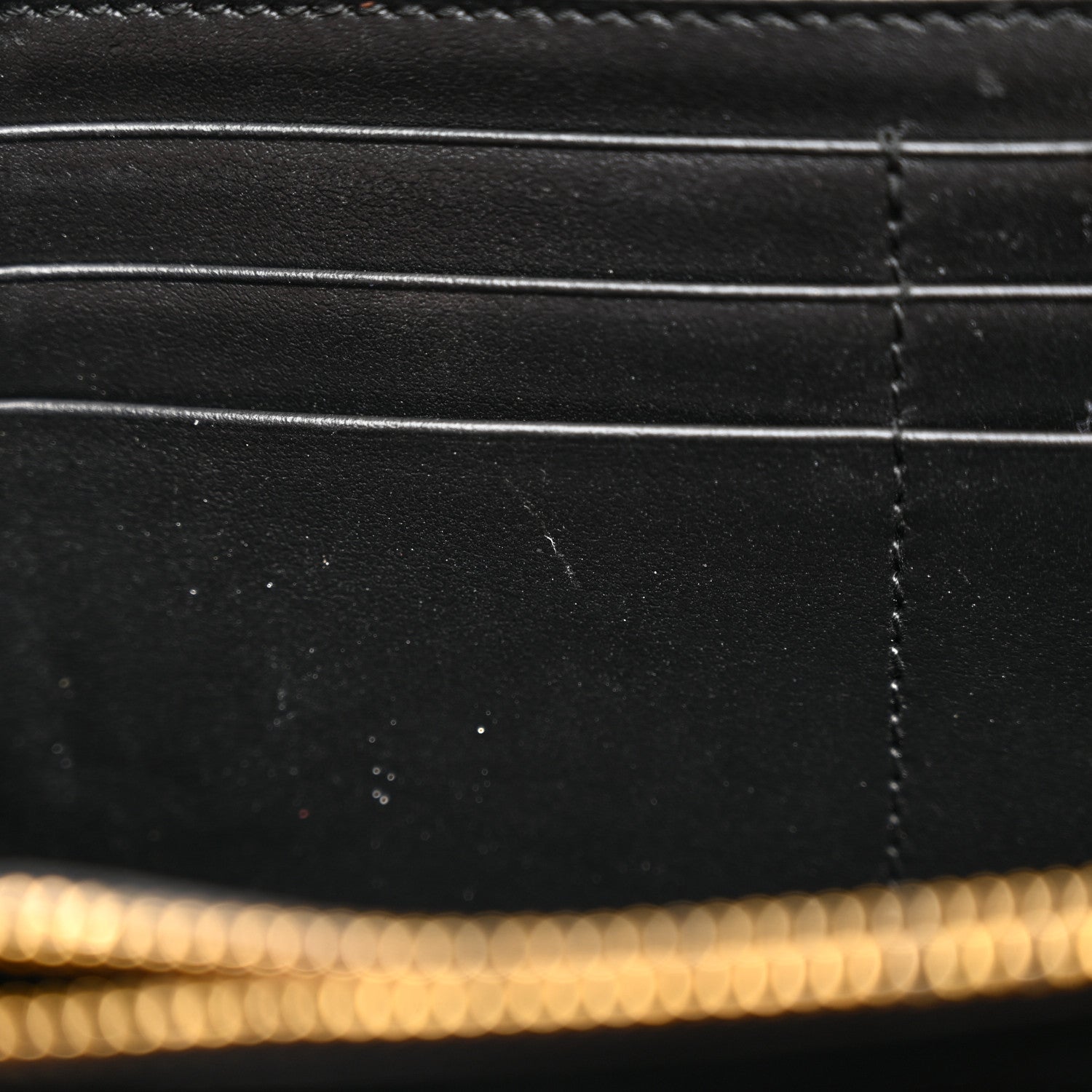 Dolce & Gabbana Nappa Quilted Devotion Zip Around Wallet Black 9 of 12