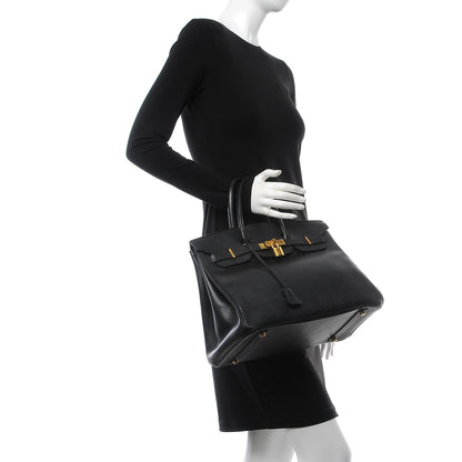 Hermes Ardennes Birkin 35 Black 2 of 37