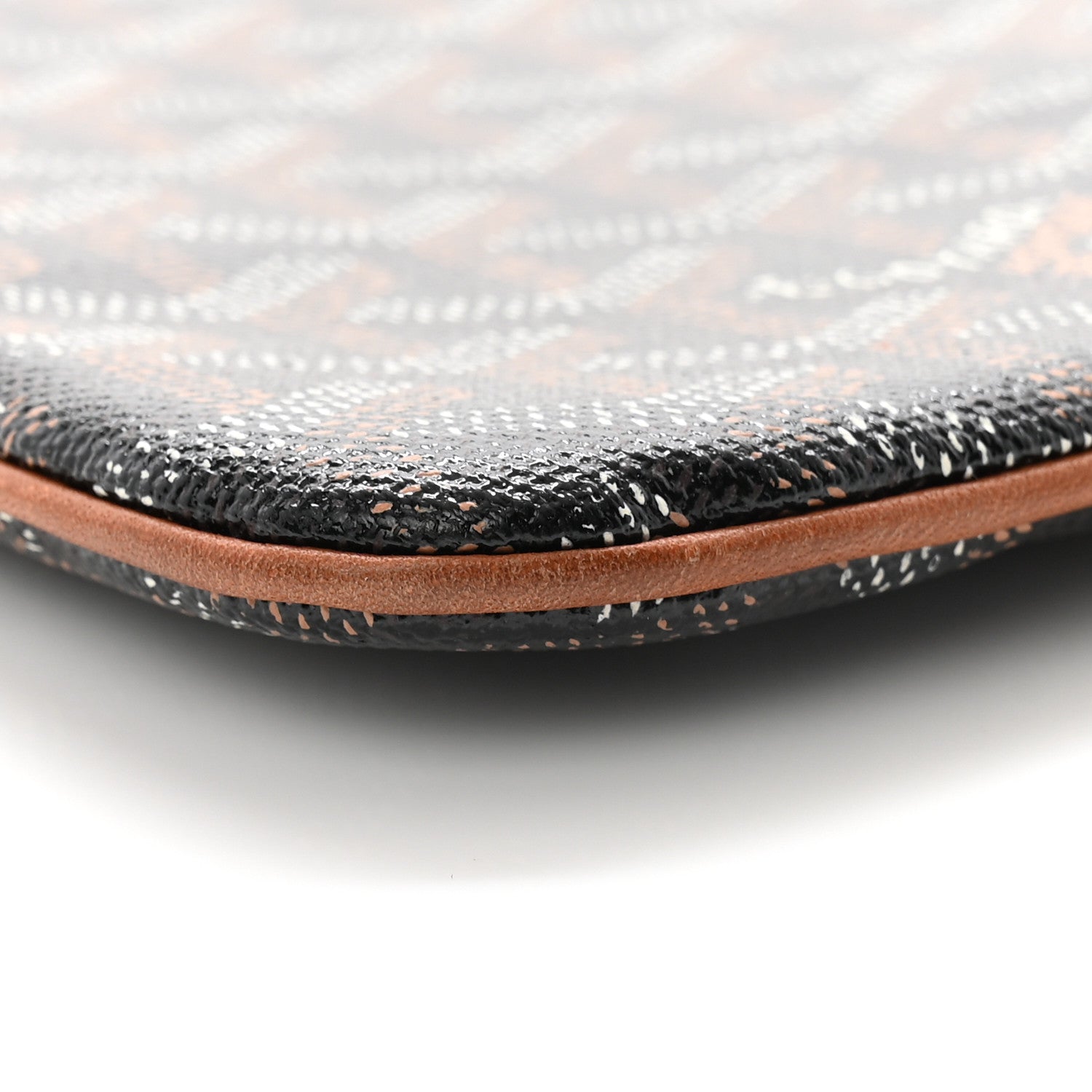 Goyard Goyardine Senat Pochette MM Black Gold 7 of 8