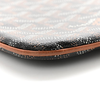 Goyard Goyardine Senat Pochette MM Black Gold 7 of 8