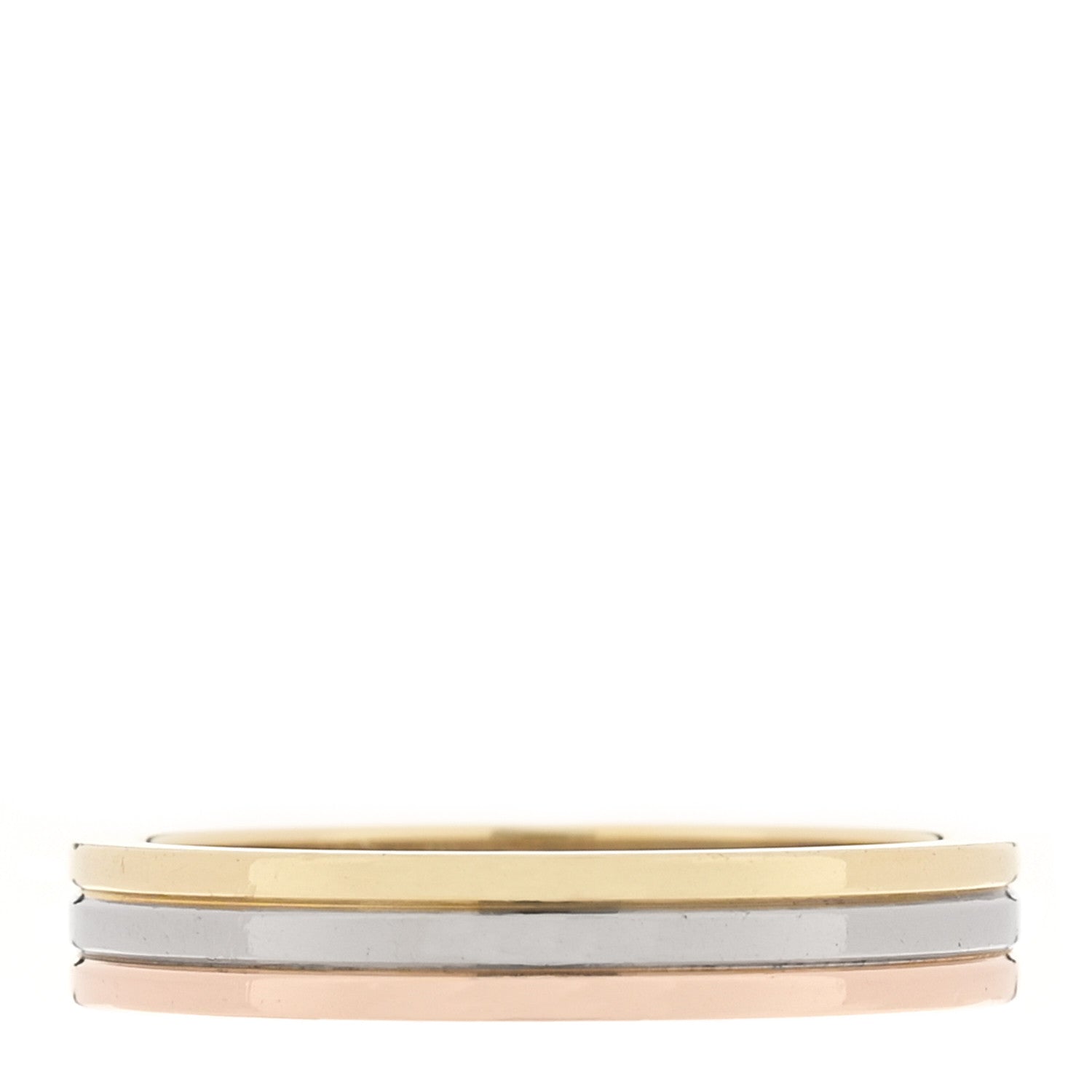 Cartier 18K Pink White Yellow Gold 3.5mm Vendome Louis Cartier Wedding Band Ring 53 6.5 1 of 4