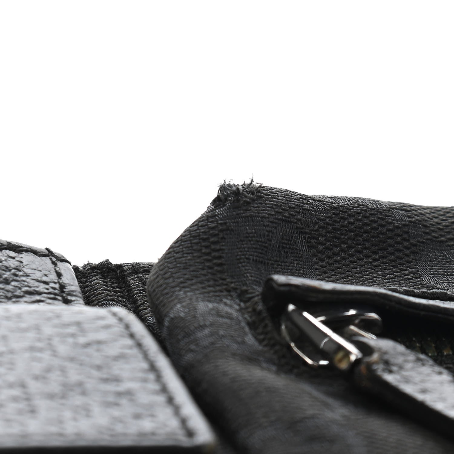 Gucci GG Monogram Double Pocket Belt Bag Black 10 of 13