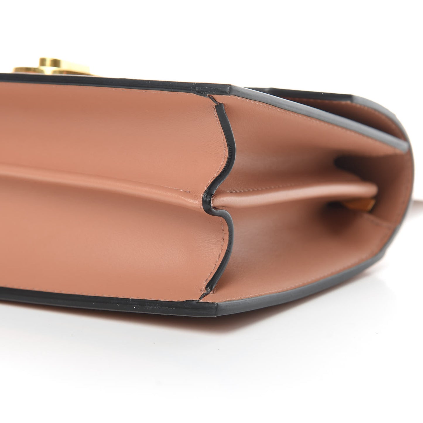 Calfskin Small Elisa Shoulder Bag Nude