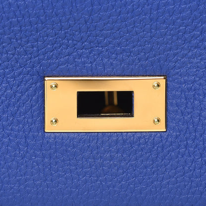 Hermes Togo Kelly Retourne 32 Bleu Electrique 32 of 35