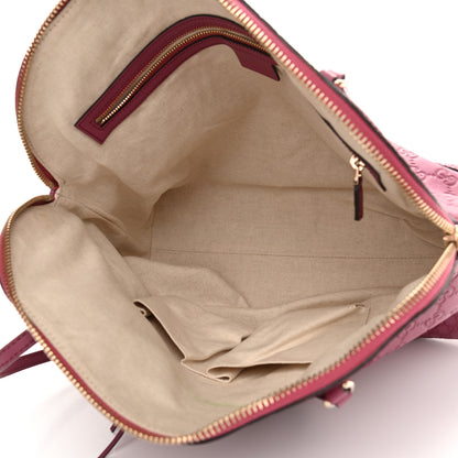 Gucci Guccissima Signature Medium Bree Shoulder Bag Peonia Flower 4 of 12