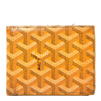 Goyard Goyardine Bi-Fold Victoire PM Wallet Yellow 1 of 10