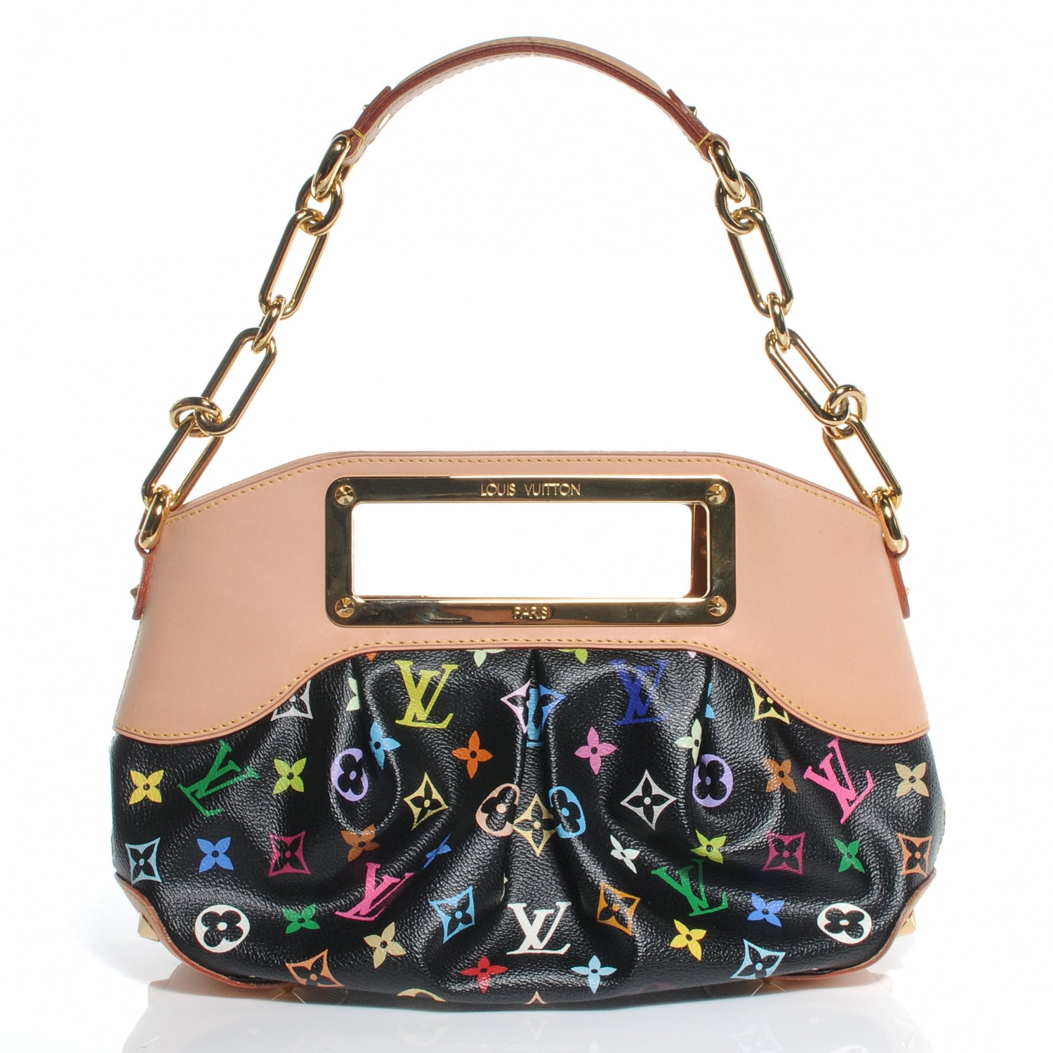 Louis Vuitton Monogram Multicolor Judy PM Black 4 of 8