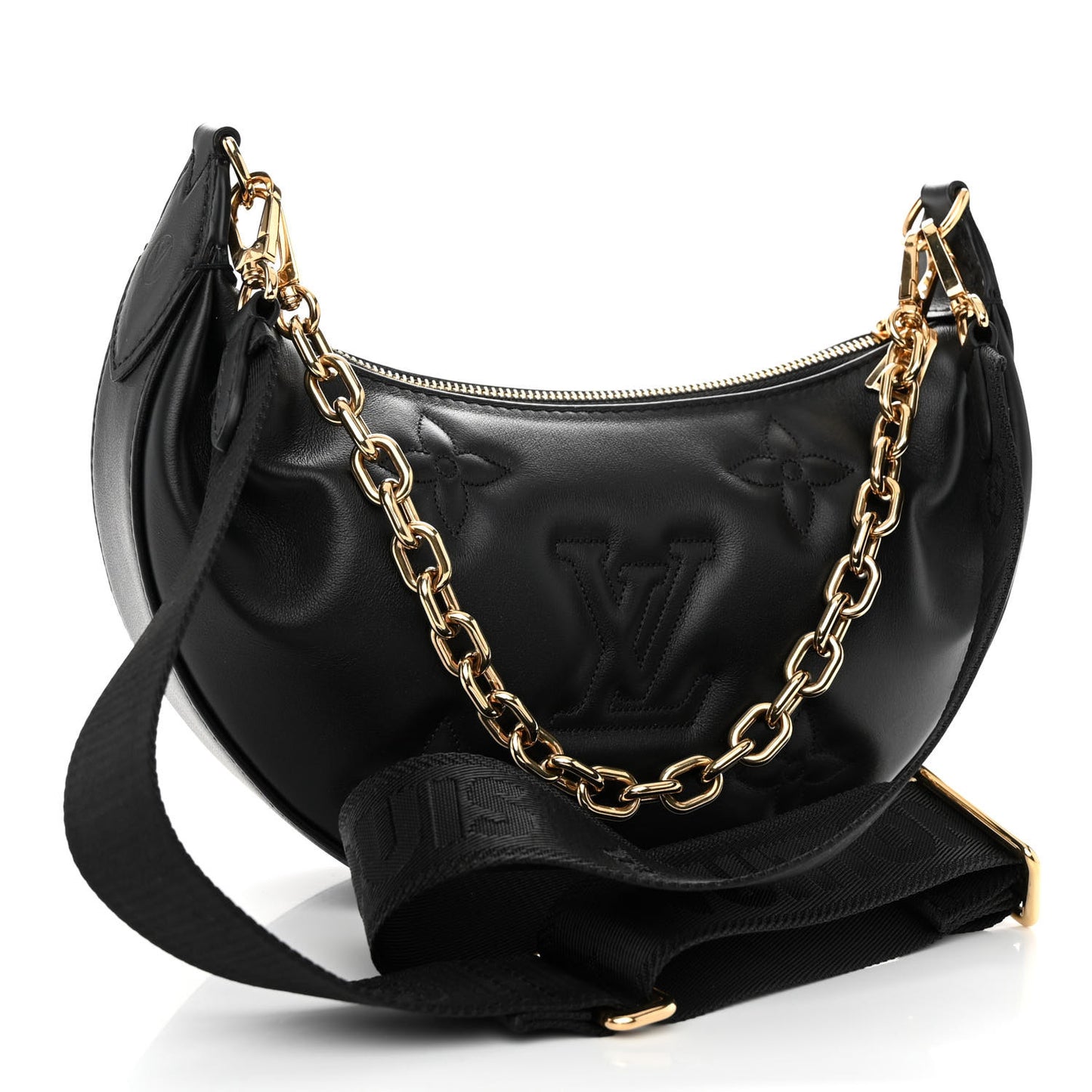 Calfskin Bubblegram Over The Moon Black