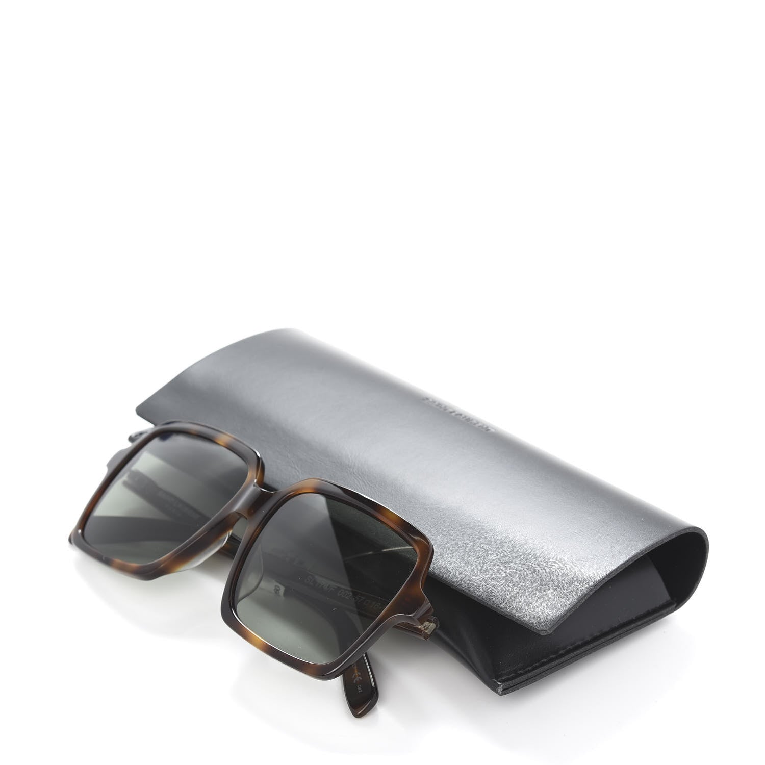 Saint Laurent Oversized SL174/F Sunglasses Tortoise 8 of 8