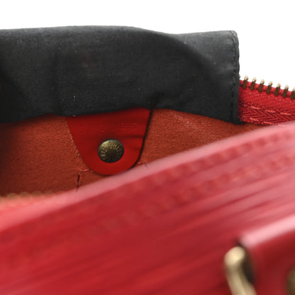 Louis Vuitton Epi Speedy 25 Castillan Red 7 of 10