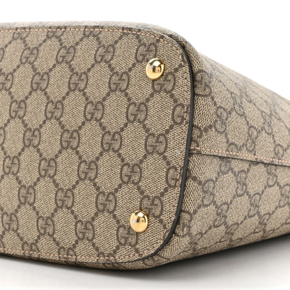 Gucci GG Supreme Monogram Linea A Hobo Red 9 of 15