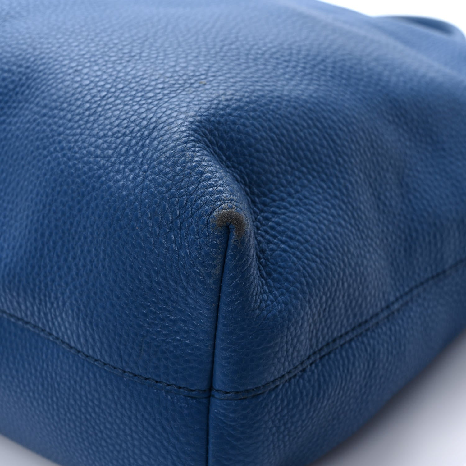 Prada Vitello Daino Tote Cobalto 10 of 10