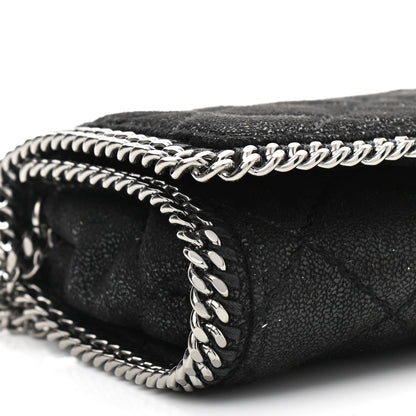 Stella McCartney Shaggy Deer Quilted Falabella Crossbody Bag Black 10 of 11