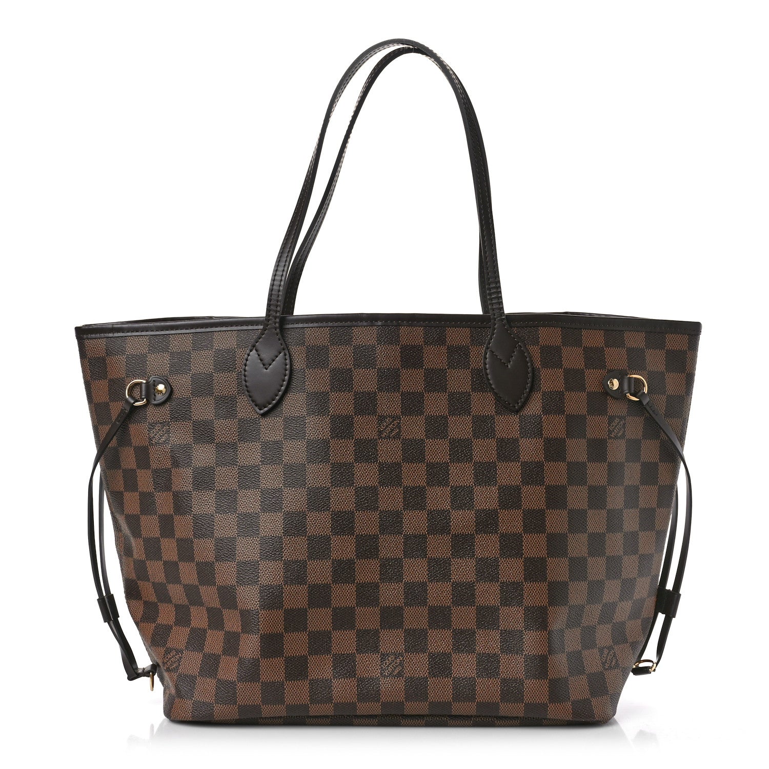 Louis Vuitton Damier Ebene Neo Neverfull MM Rose Ballerine 1 of 8