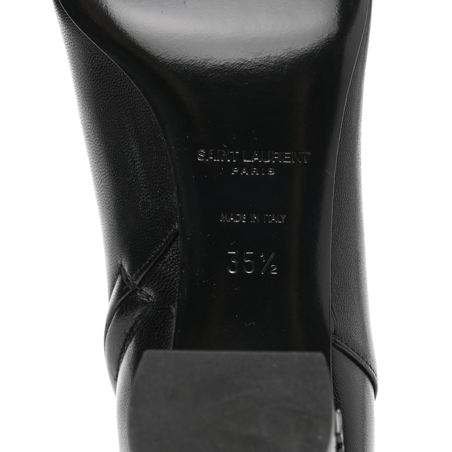 Nappa Loulou Ankle Zip Boot 35 Black