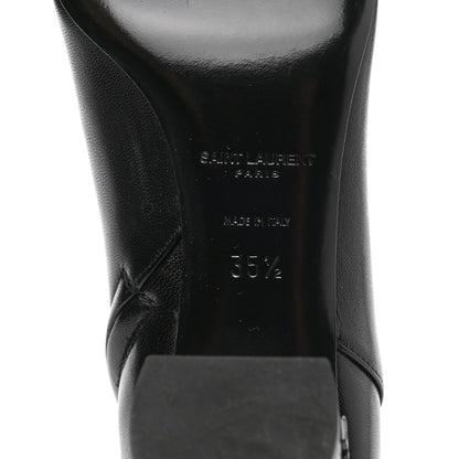 Saint Laurent Nappa Loulou Ankle Zip Boot 35 Black 6 of 9