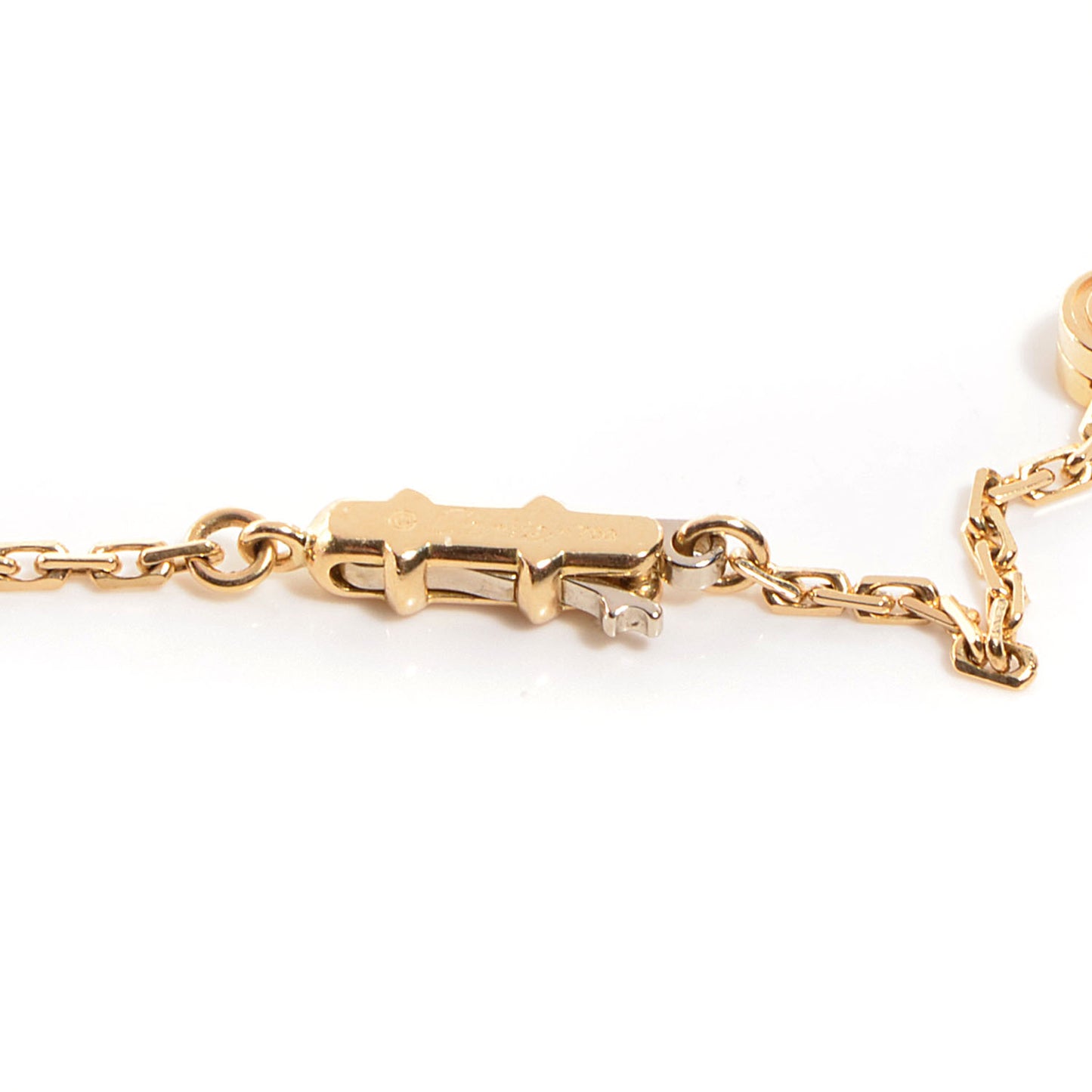 18K Yellow Gold Station LOVE Necklace