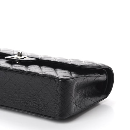 Chanel Caviar Quilted Medium Double Flap Black 7 of 11