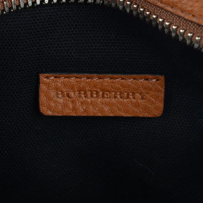 Burberry Mega Check Canvas Small Farley Crossbody Bag Saddle Brown 6 of 7
