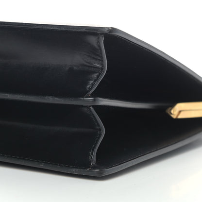 Celine Box Calfskin Medium Clasp Bag Black 9 of 10