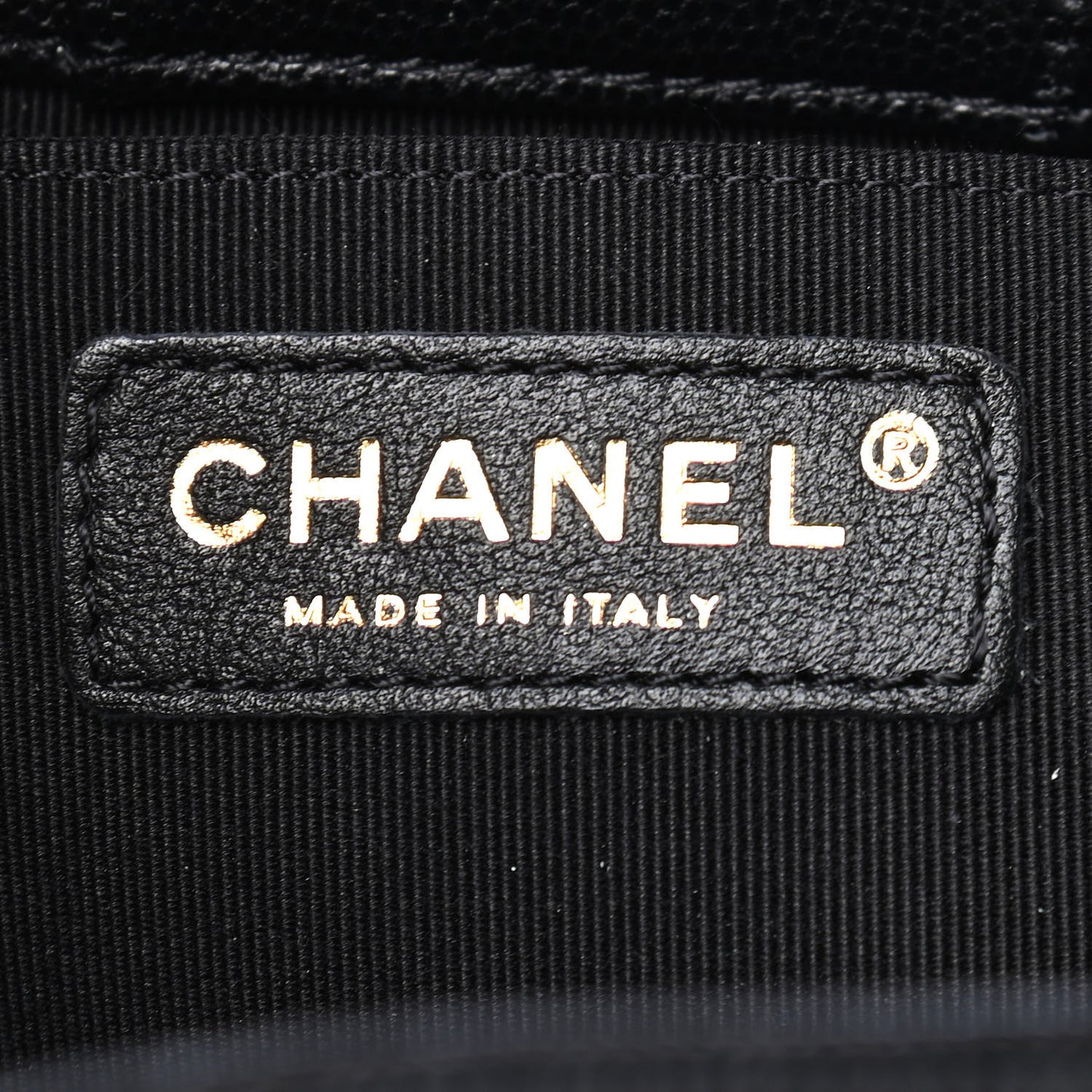 Caviar Quilted Flap Bucket Bag Black