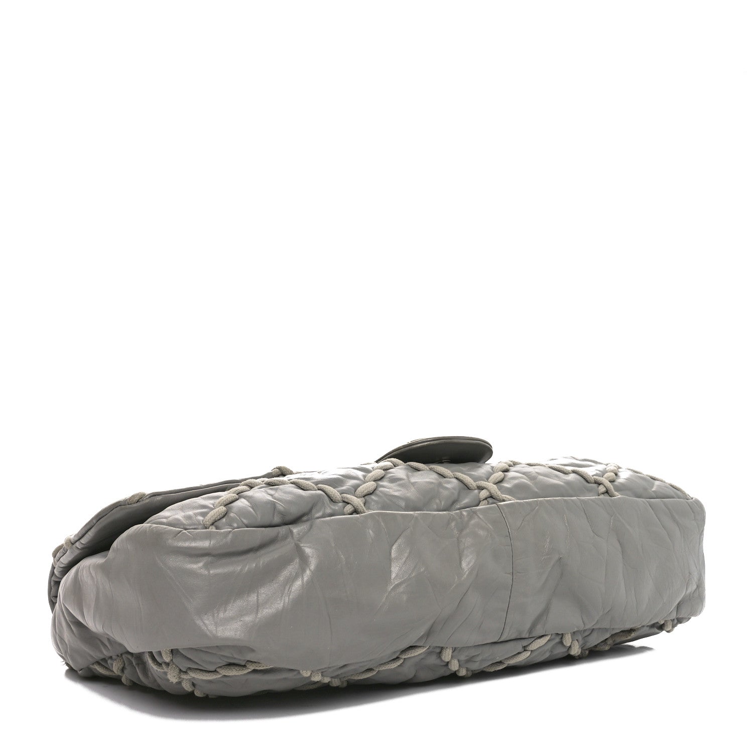 Chanel Calfskin Ultra Stitch Oversized Flap Grey 4 of 12