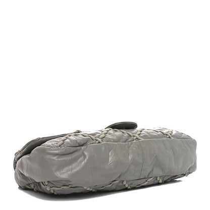 Chanel Calfskin Ultra Stitch Oversized Flap Grey 4 of 12