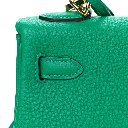 Hermes Togo Kelly Retourne 25 Menthe 11 of 36