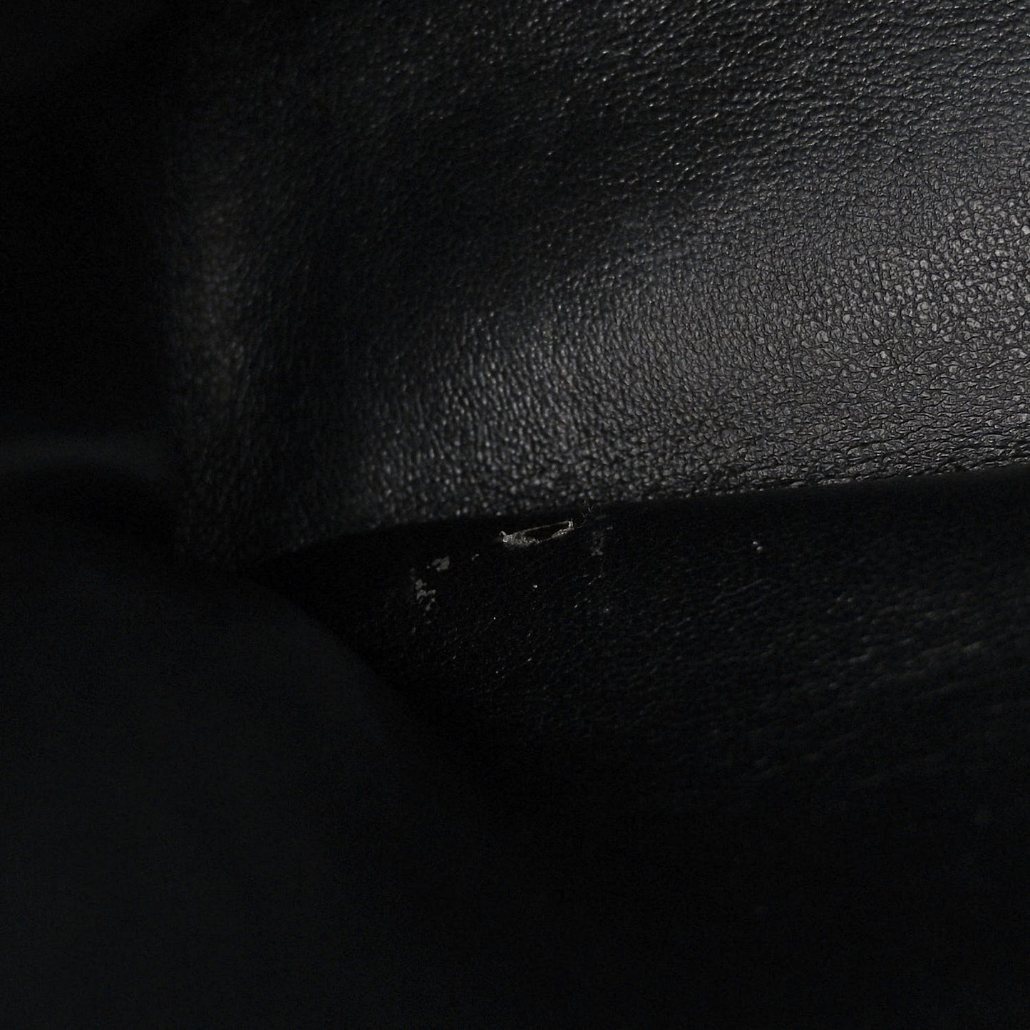 Patent Quilted Maxi Double Flap Black