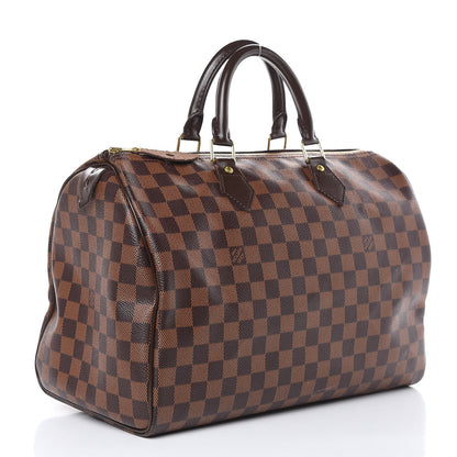 Louis Vuitton Damier Ebene Speedy 35 3 of 9
