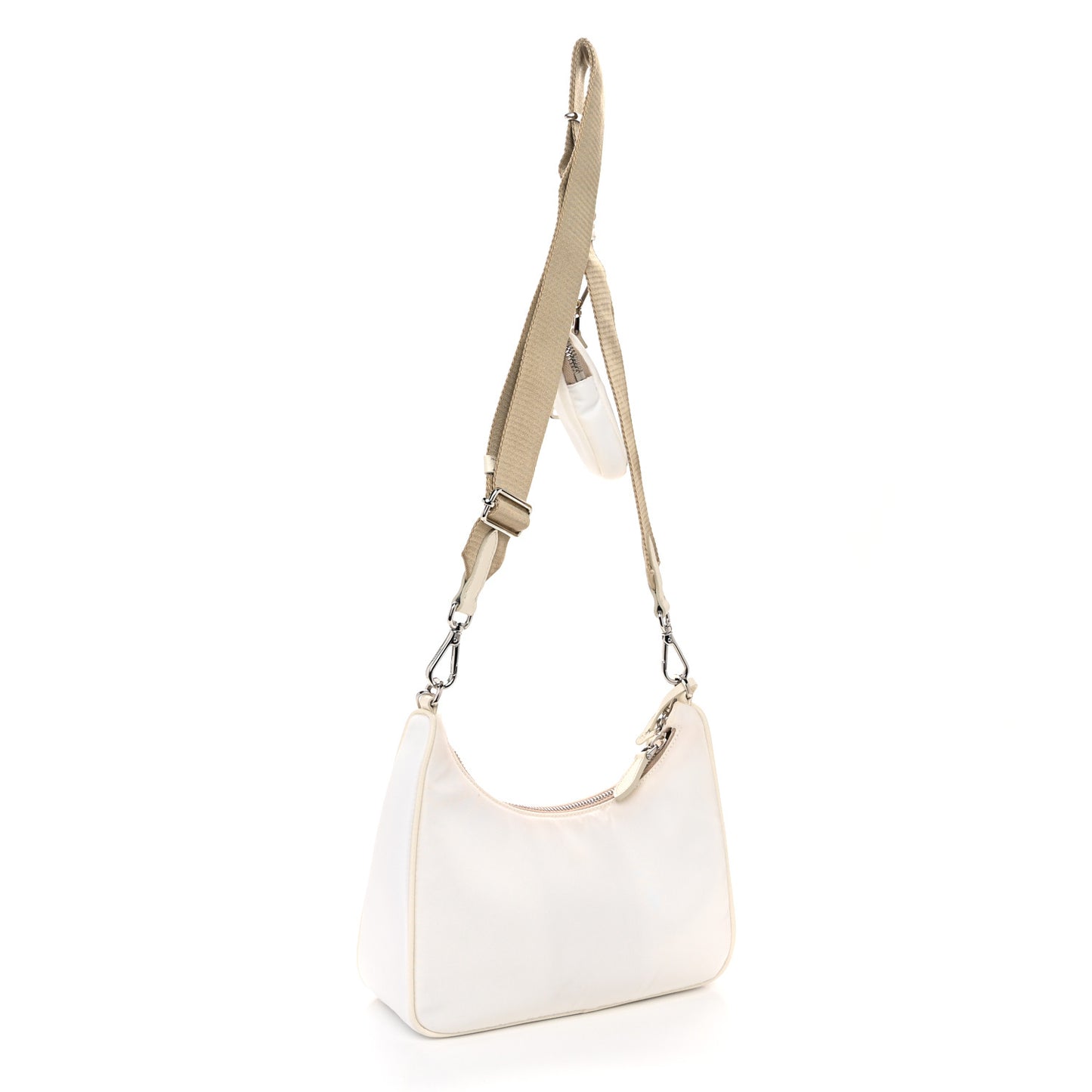 Nylon Re-Edition 2005 Shoulder Bag White