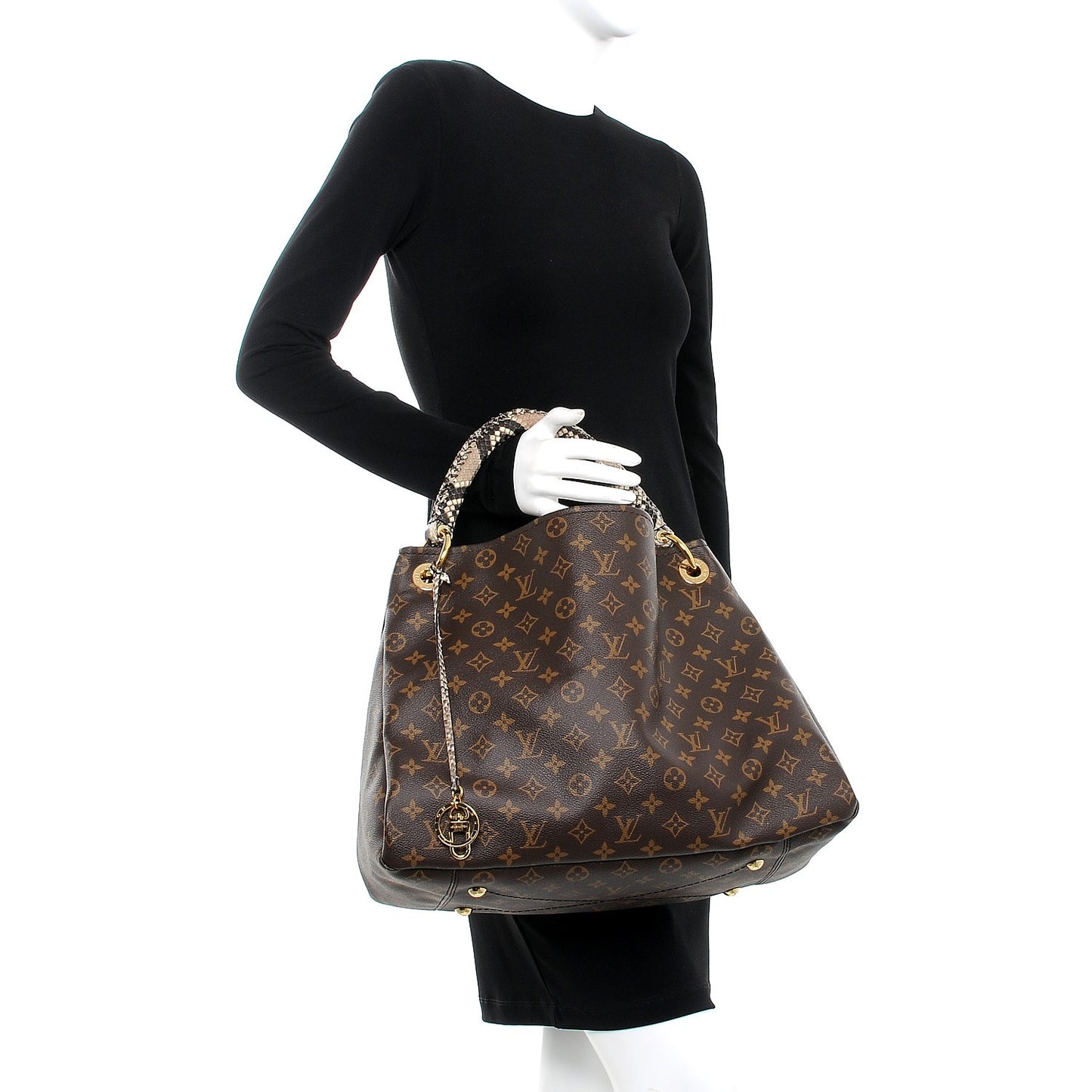 Snakeskin Monogram Artsy MM