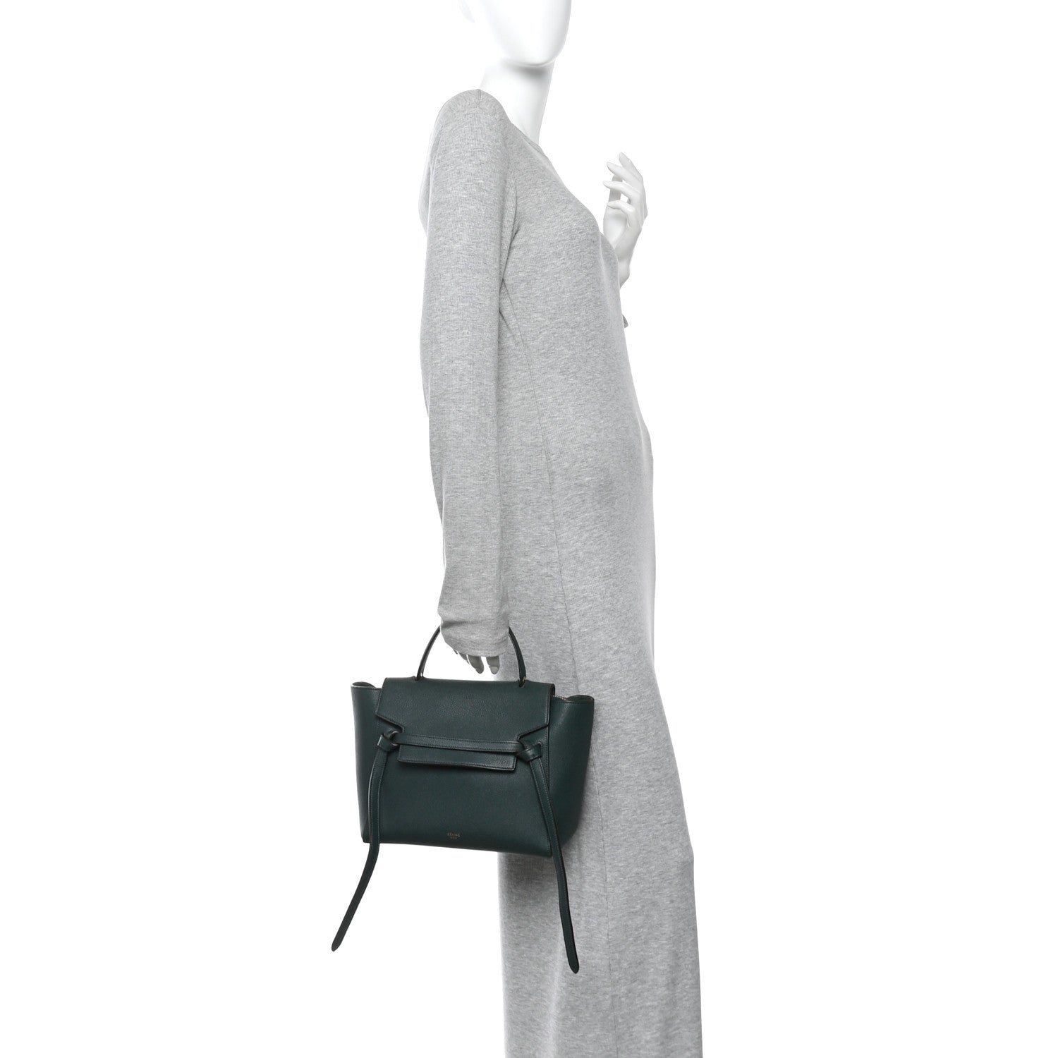 Celine Grained Calfskin Micro Belt Bag Amazone 2 of 15