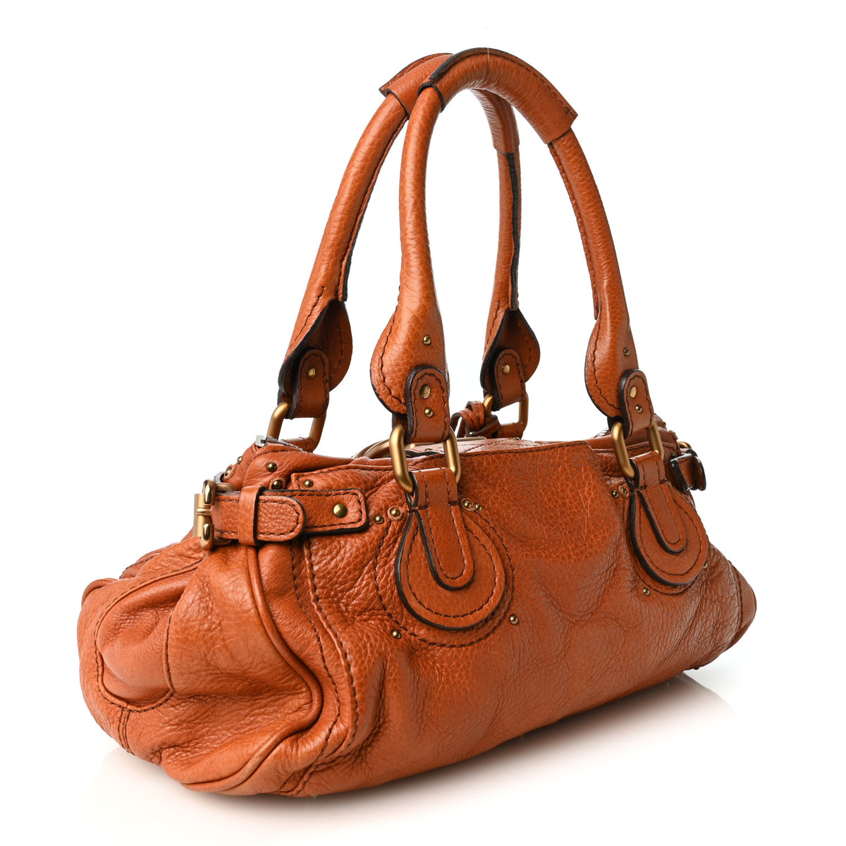 Chloe Calfskin Medium Paddington Satchel Ecureil Brown 3 of 12