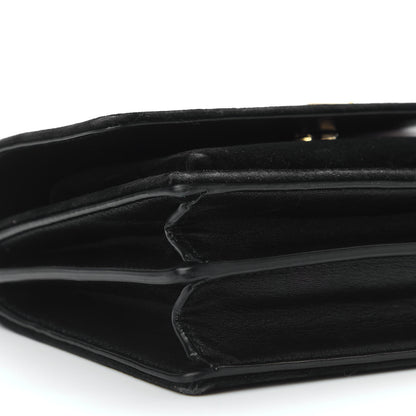 Saint Laurent Velvet Small Monogram Sunset Black 7 of 10