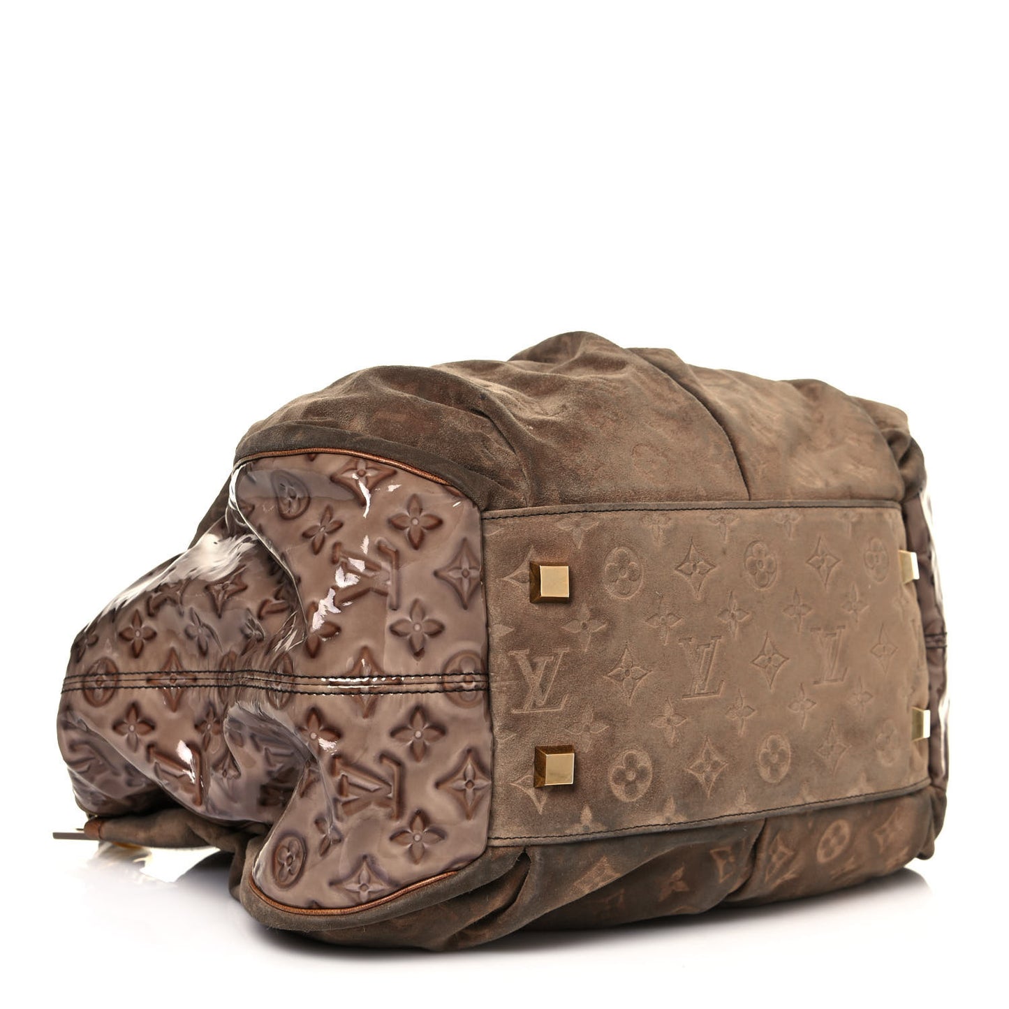 Suede Patent Monogram Irene Brown