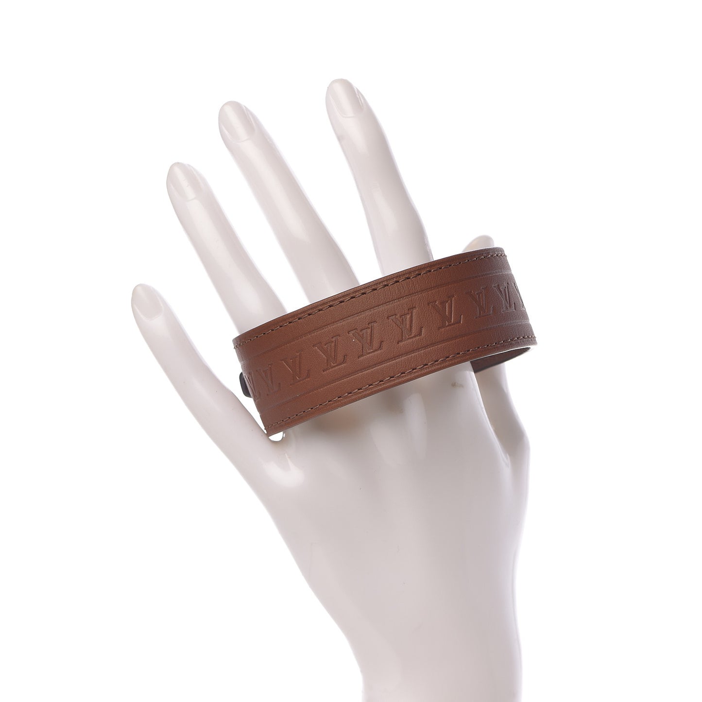 Calfskin Monogram Cuff