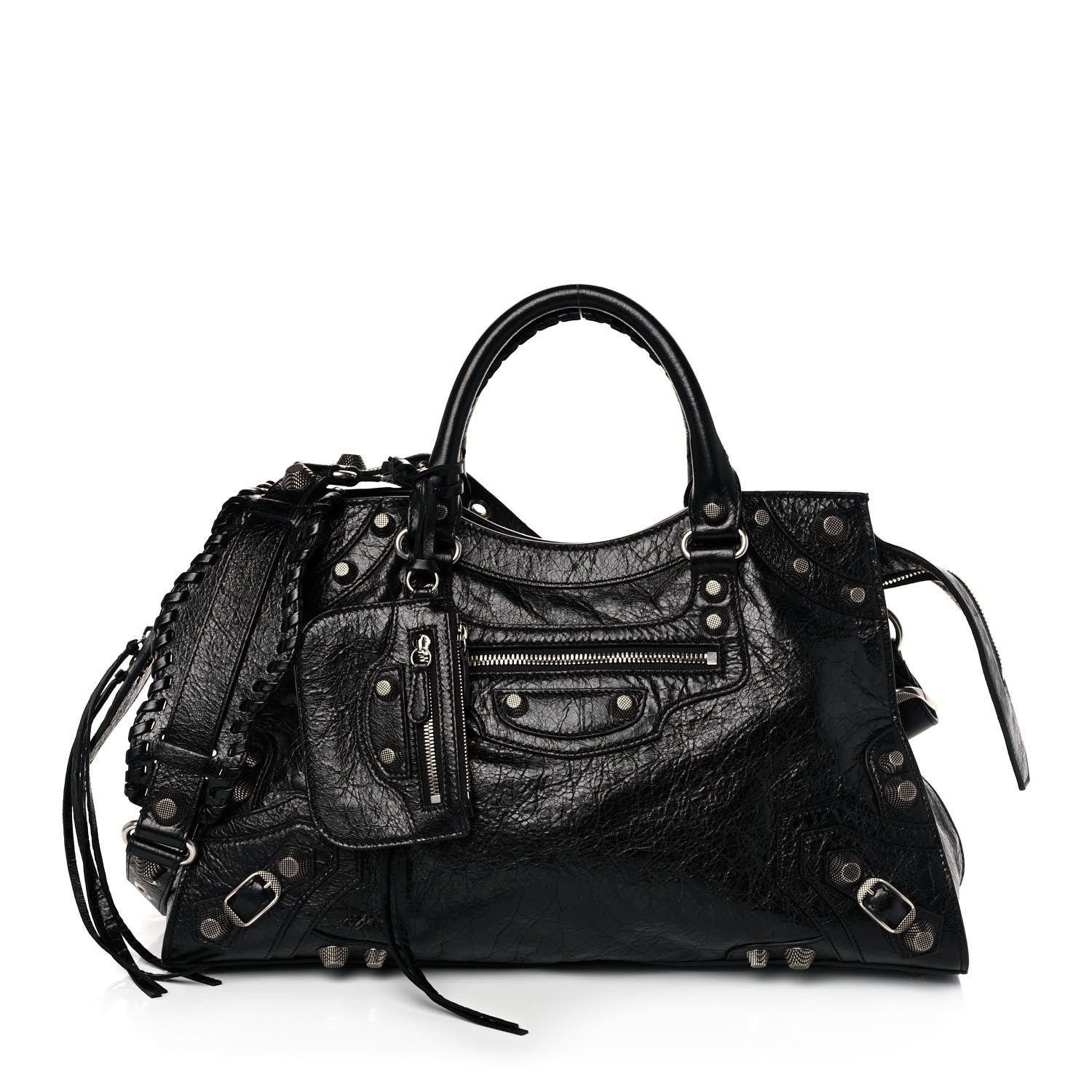 Balenciaga Agneau Arena Neo Cagole City Handbag Black 1 of 17