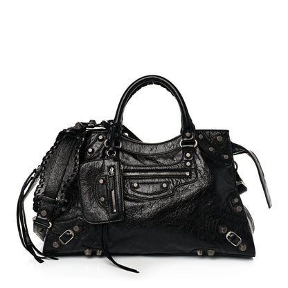 Balenciaga Agneau Arena Neo Cagole City Handbag Black 1 of 17