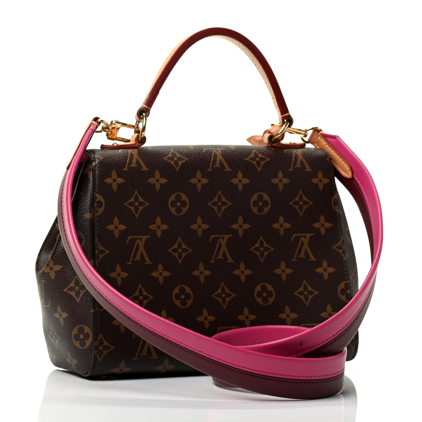 Monogram Cluny BB Bordeaux Fuchsia