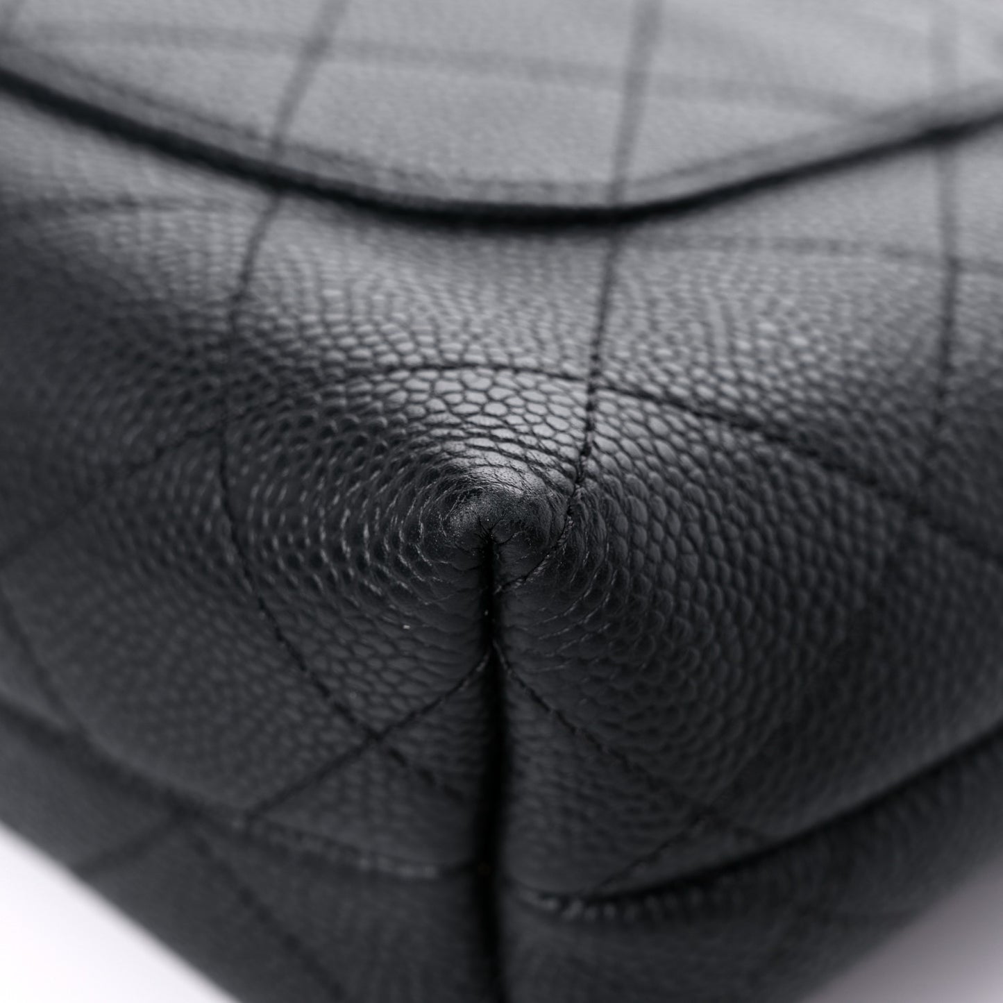 Caviar Quilted Small City Walk Flap Black