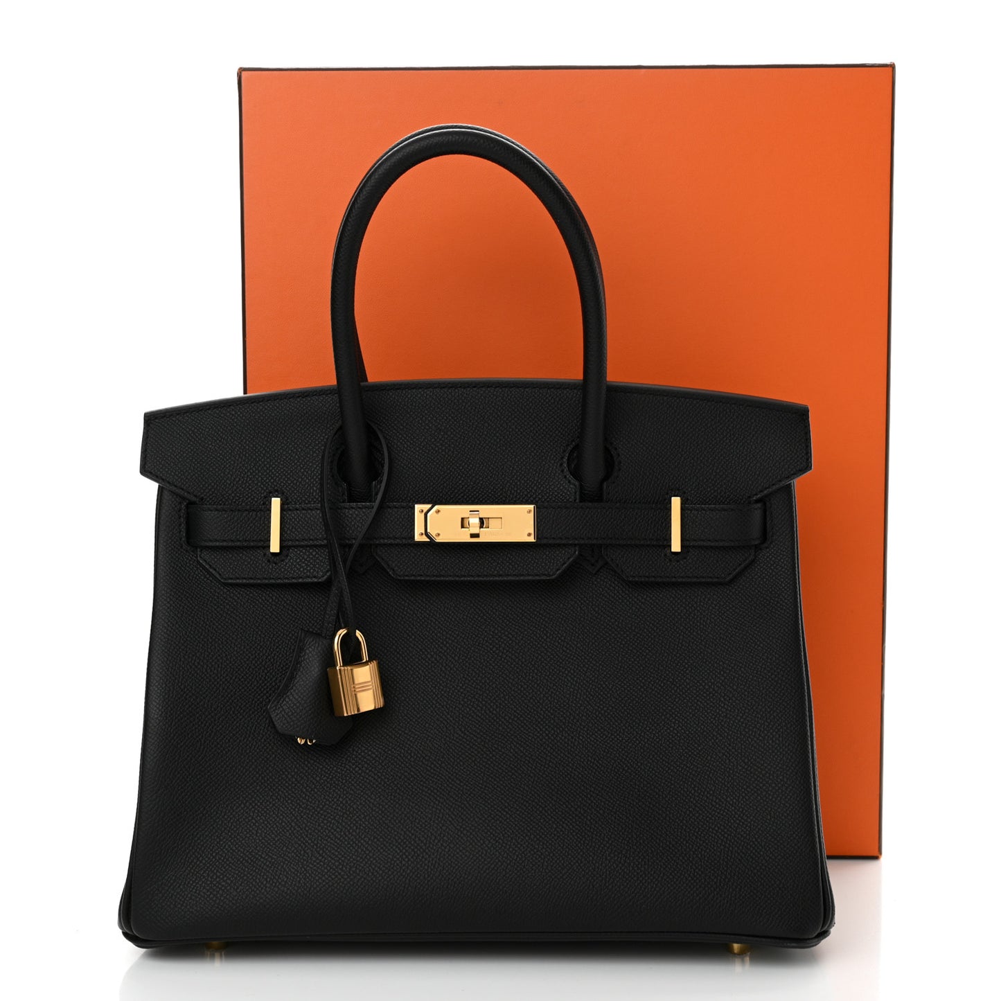 Epsom Birkin 30 Black