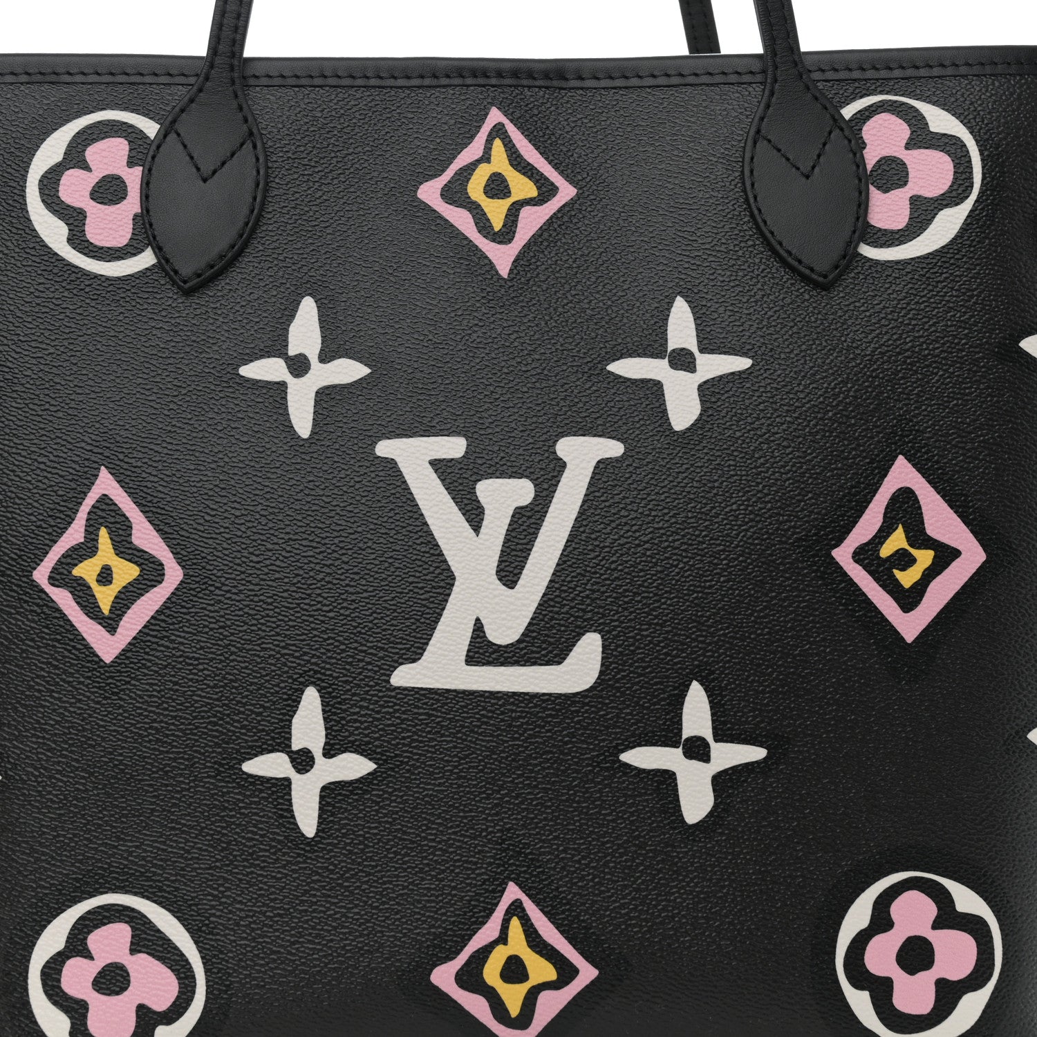 Louis Vuitton Monogram Giant Wild at Heart Neverfull MM Black 7 of 10